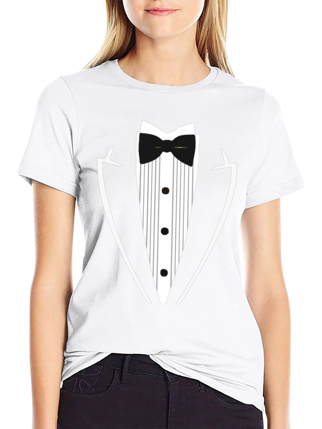 Tuxedo T-Shirt - Novelty Formal Wear Tee