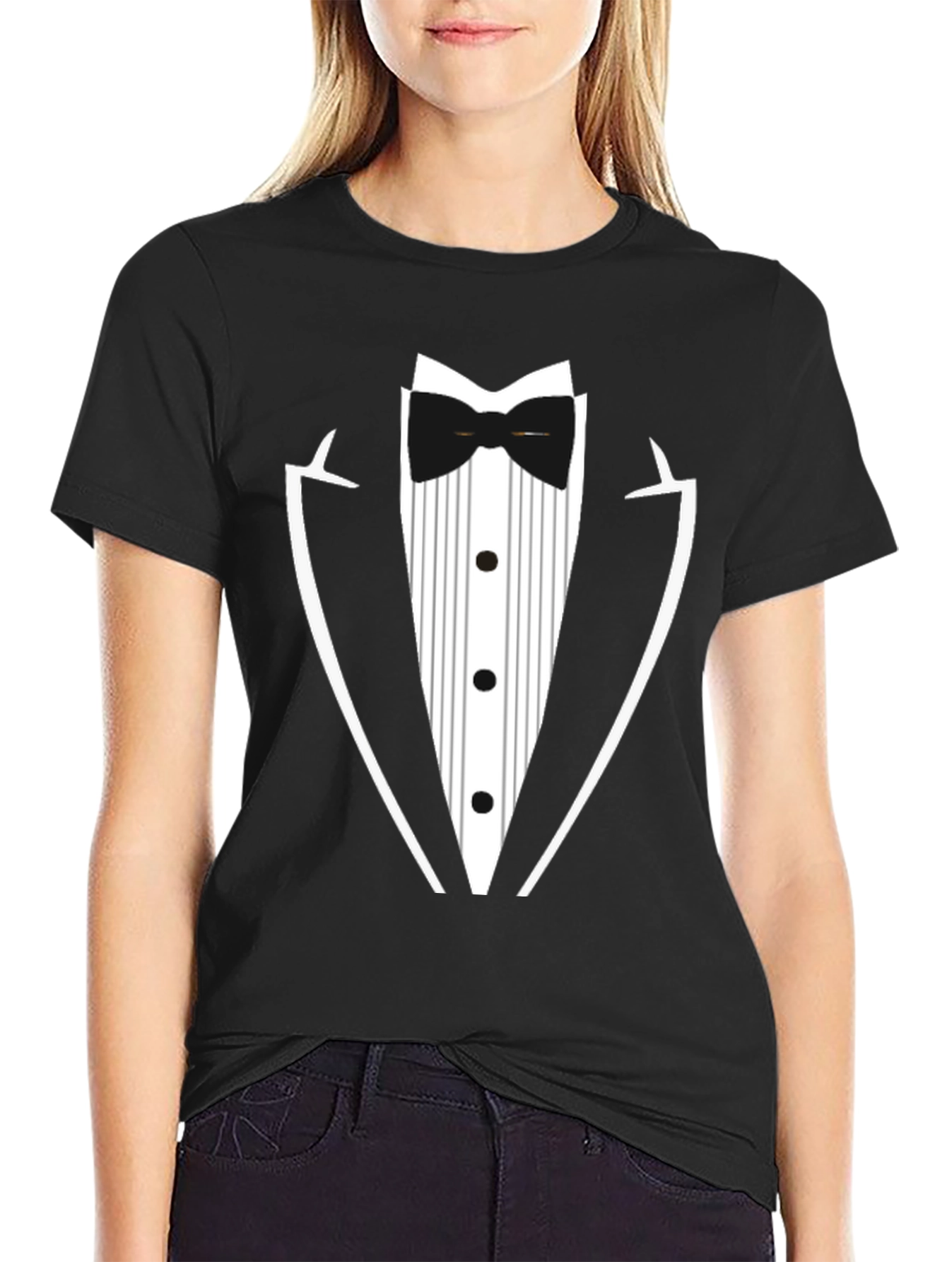 Tuxedo T-Shirt - Novelty Formal Wear Tee