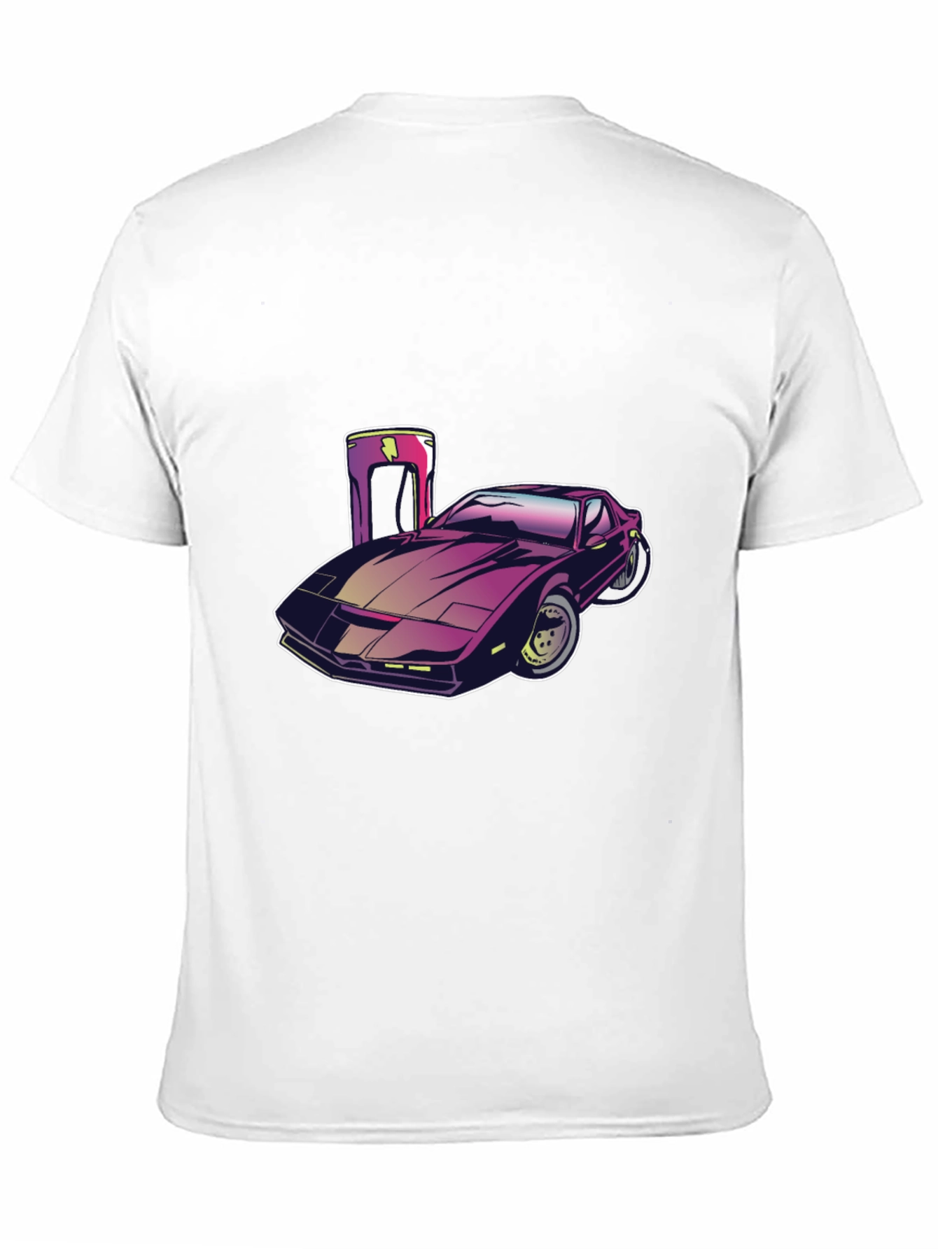 Retro Car Graphic Tee - Black