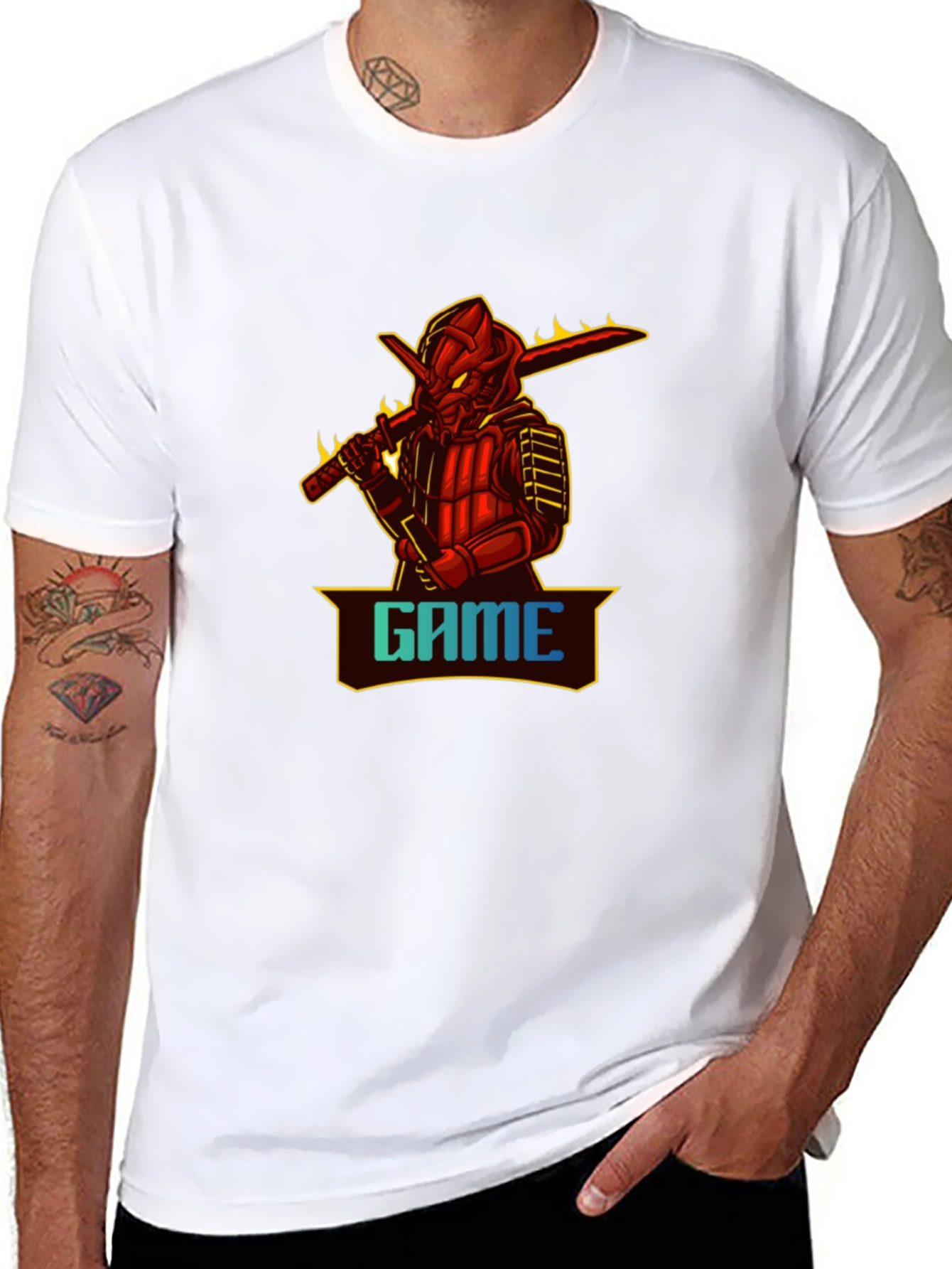 Samurai Game T-Shirt - Black
