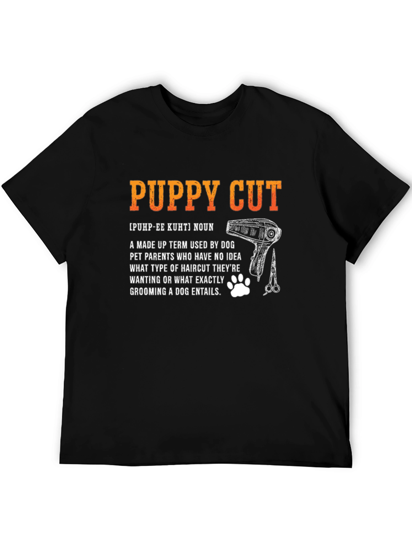 Puppy Cut Definition T-Shirt - Dog Groomer Tee