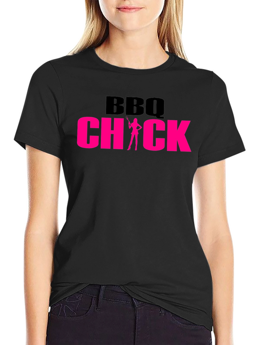 BBQ Chick Graphic Tee - Stylish & Fun BBQ Apparel