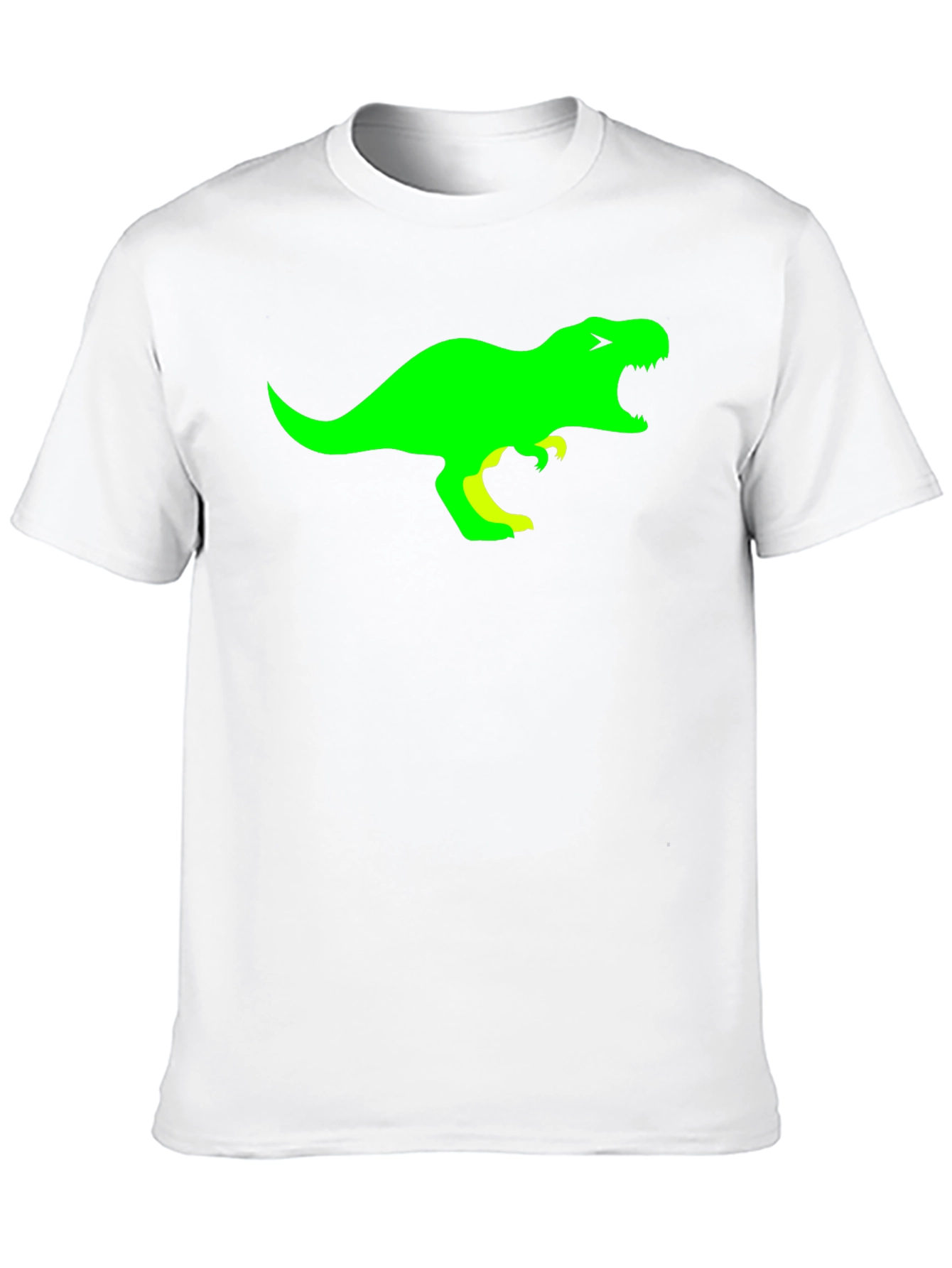 Dino Graphic Tee - Black Cotton T-Shirt