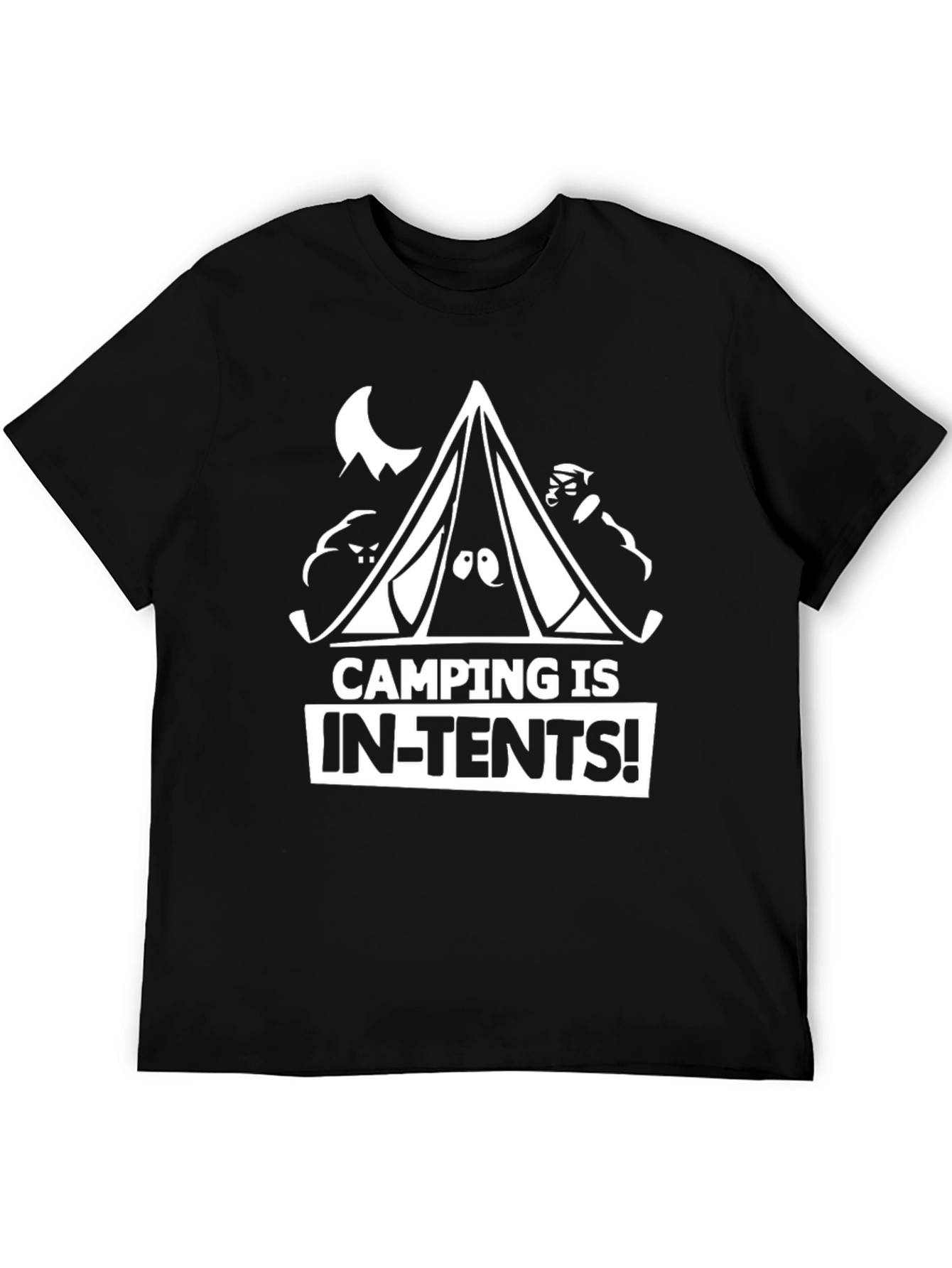 Camping Is In-Tents! Novelty T-Shirt