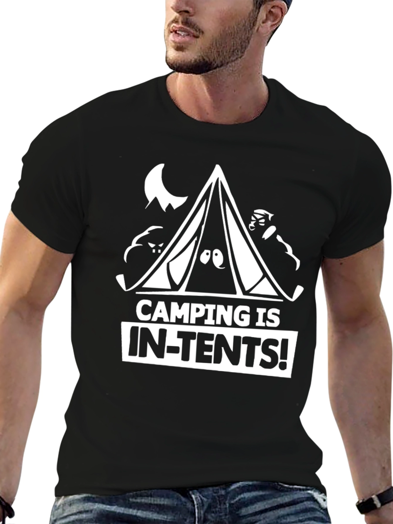 Camping Is In-Tents! Novelty T-Shirt