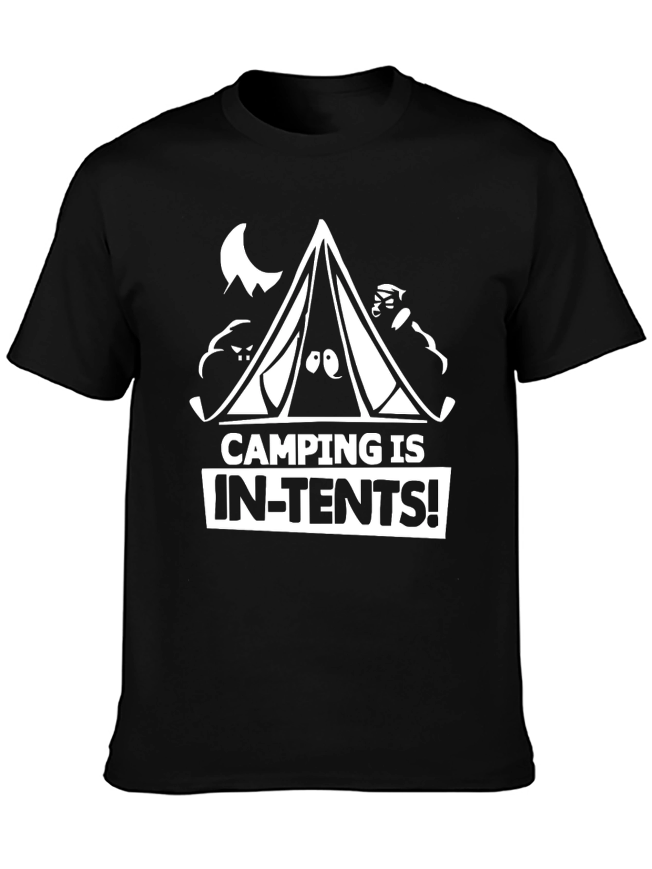 Camping Is In-Tents! Novelty T-Shirt