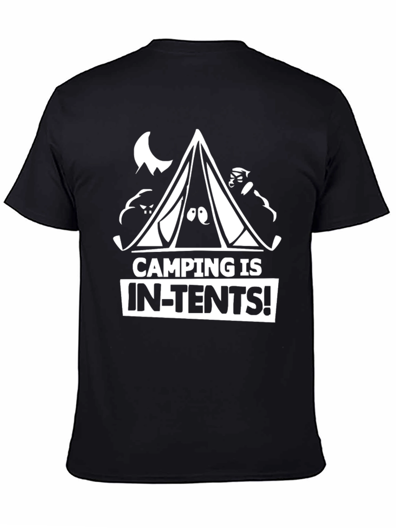 Camping Is In-Tents! Novelty T-Shirt