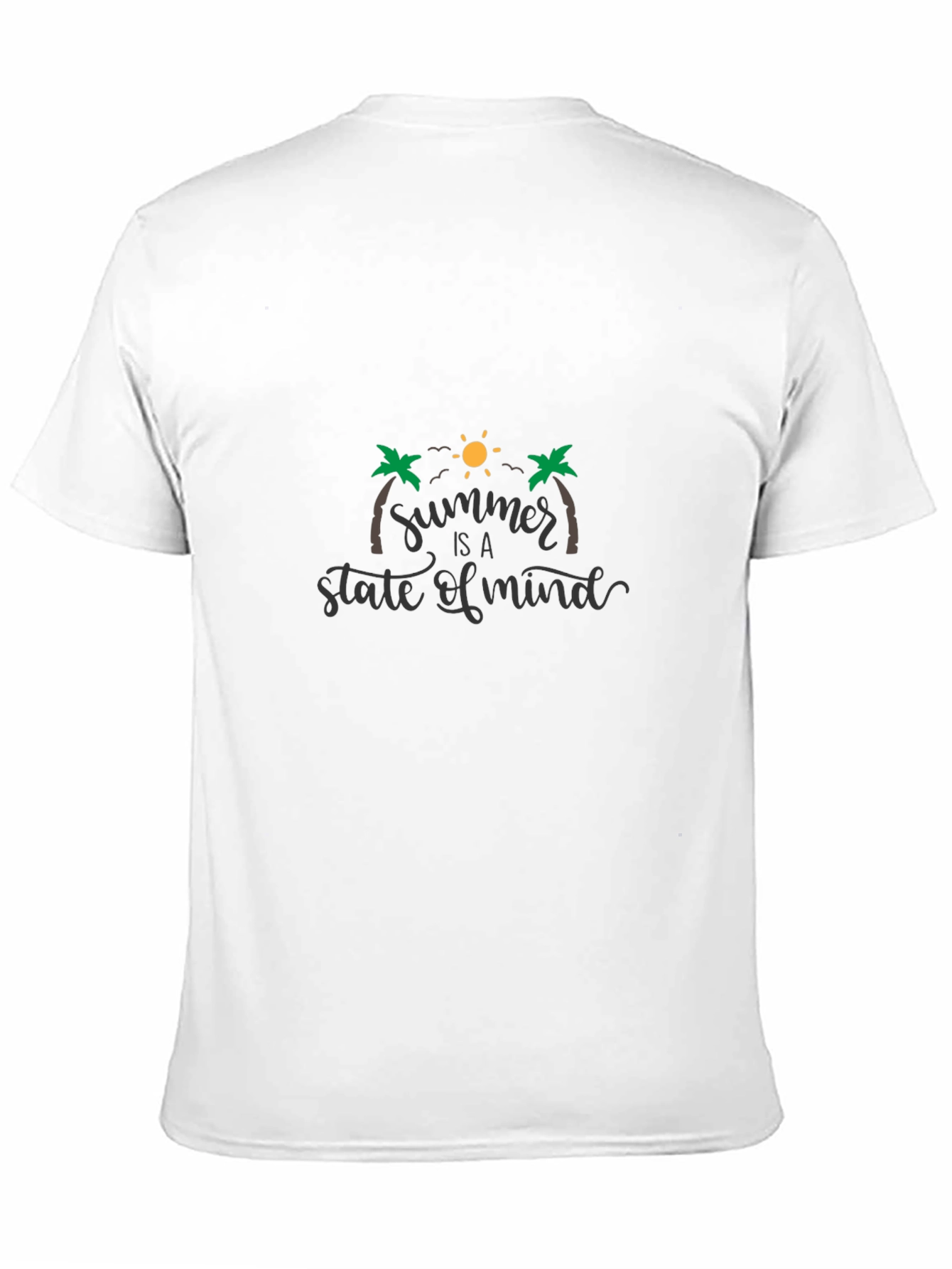 Summer State of Mind Graphic Tee - Black