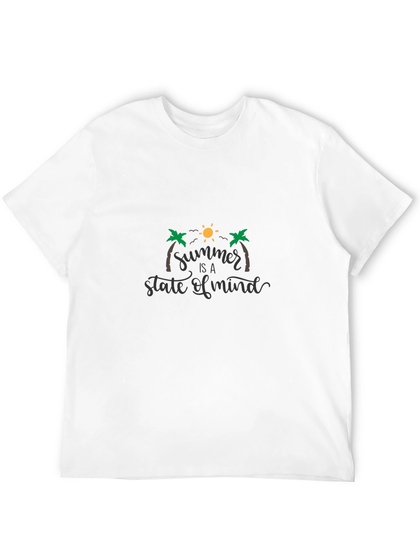 Summer State of Mind Graphic Tee - Black