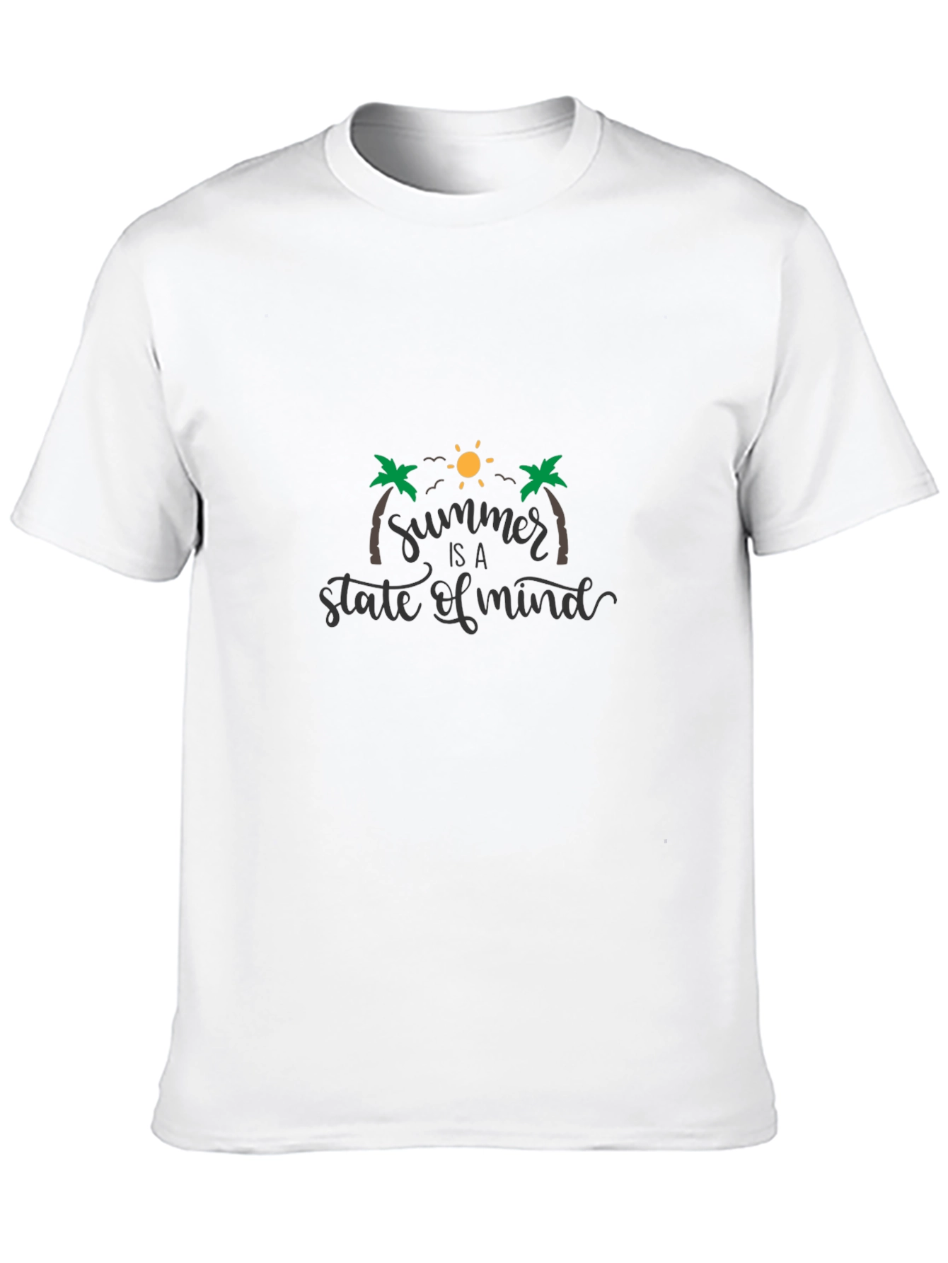 Summer State of Mind Graphic Tee - Black