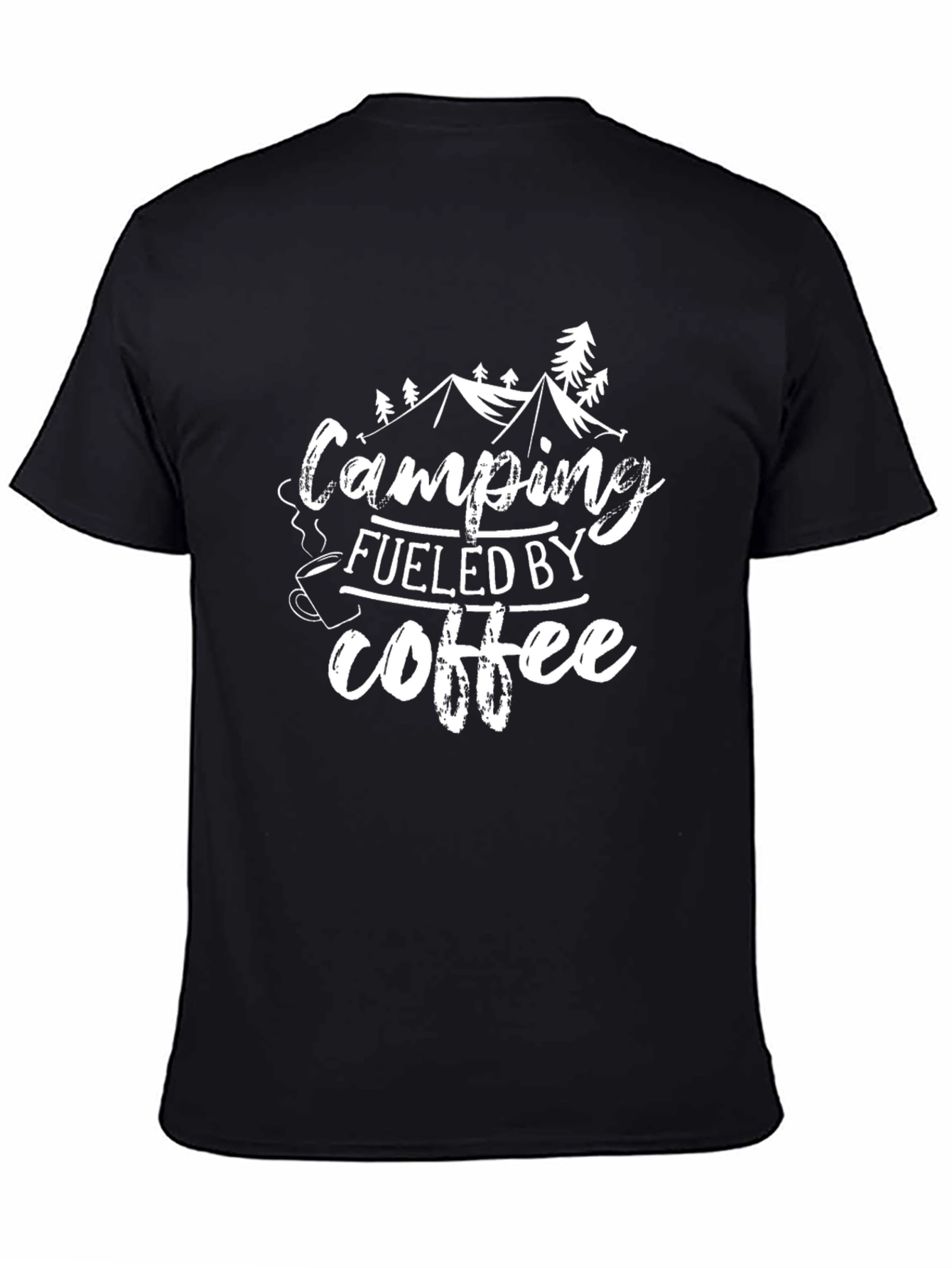 Camping Fueled by Coffee Graphic Tee