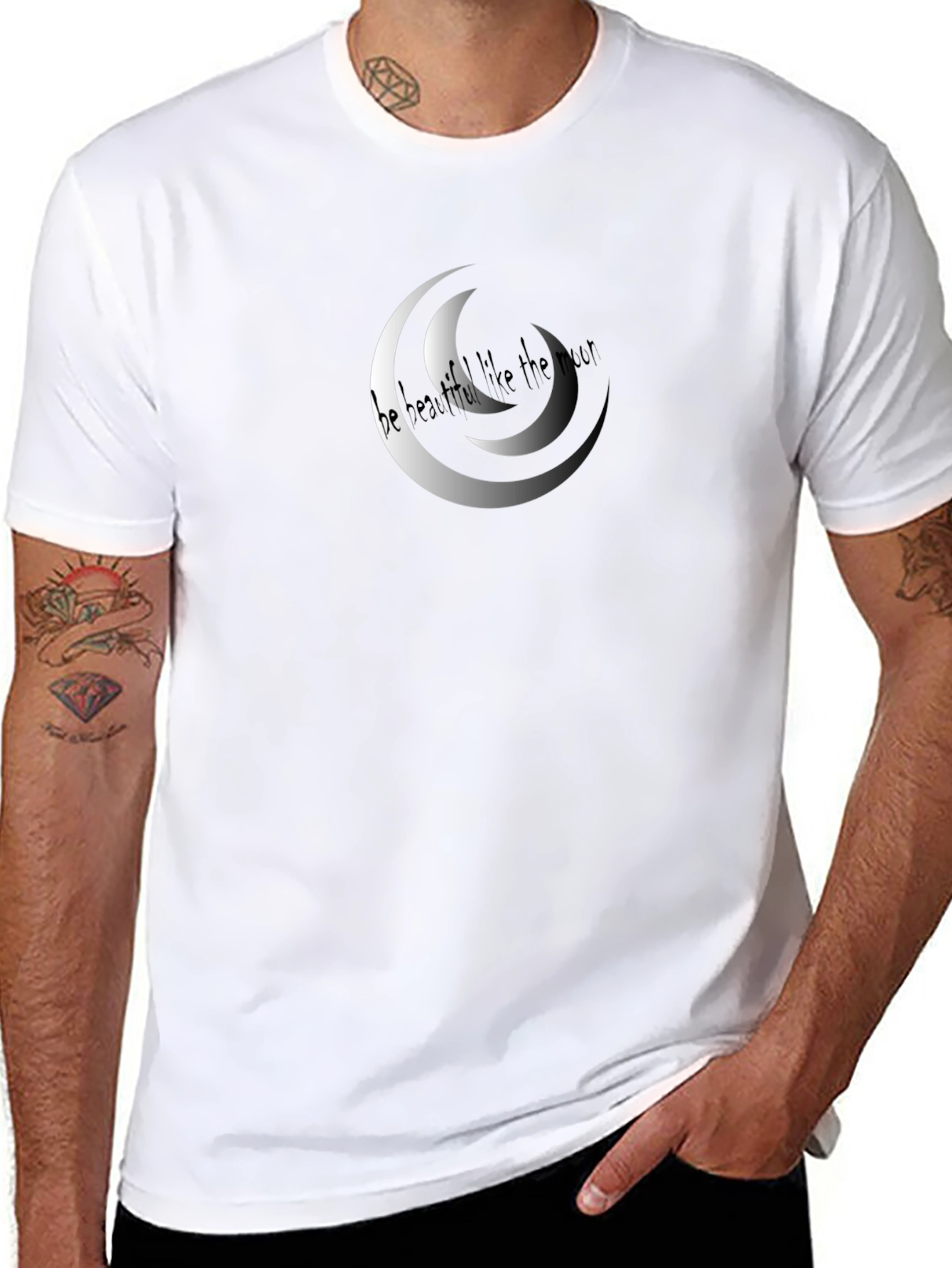 Black Moon Crescent Graphic Tee