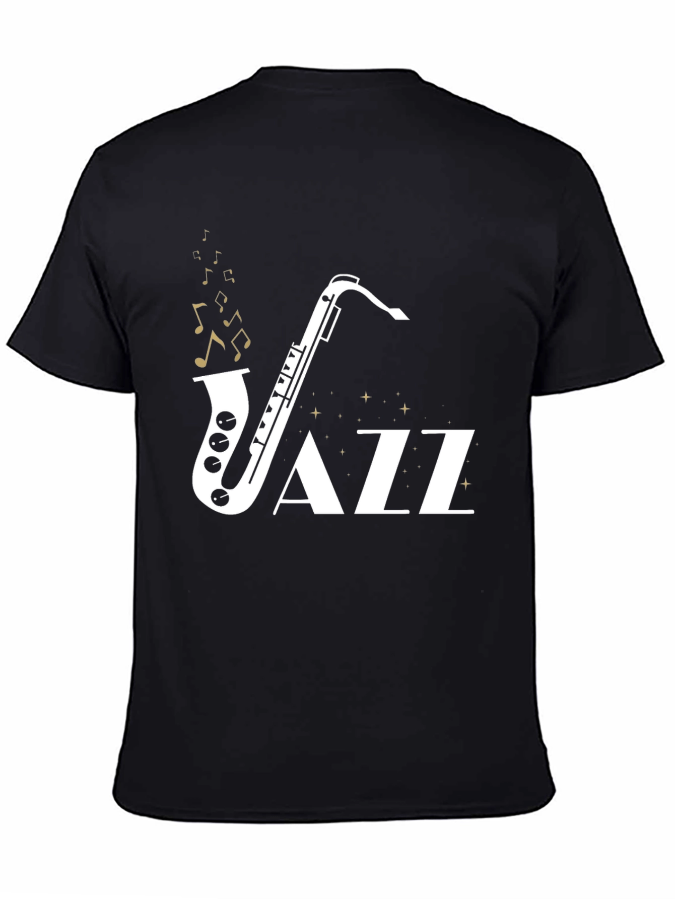 Jazz Saxophone Graphic Tee - Cool Music T-Shirt