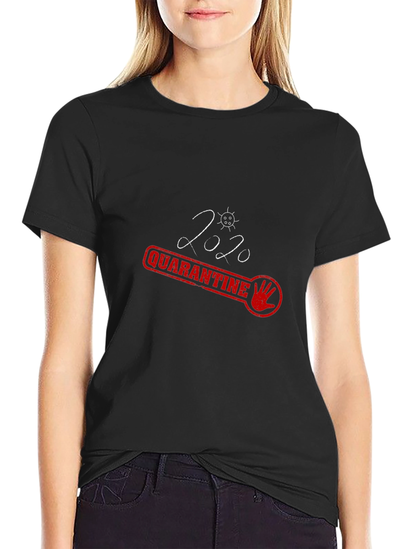 2020 Quarantine T-Shirt - Novelty Graphic Tee