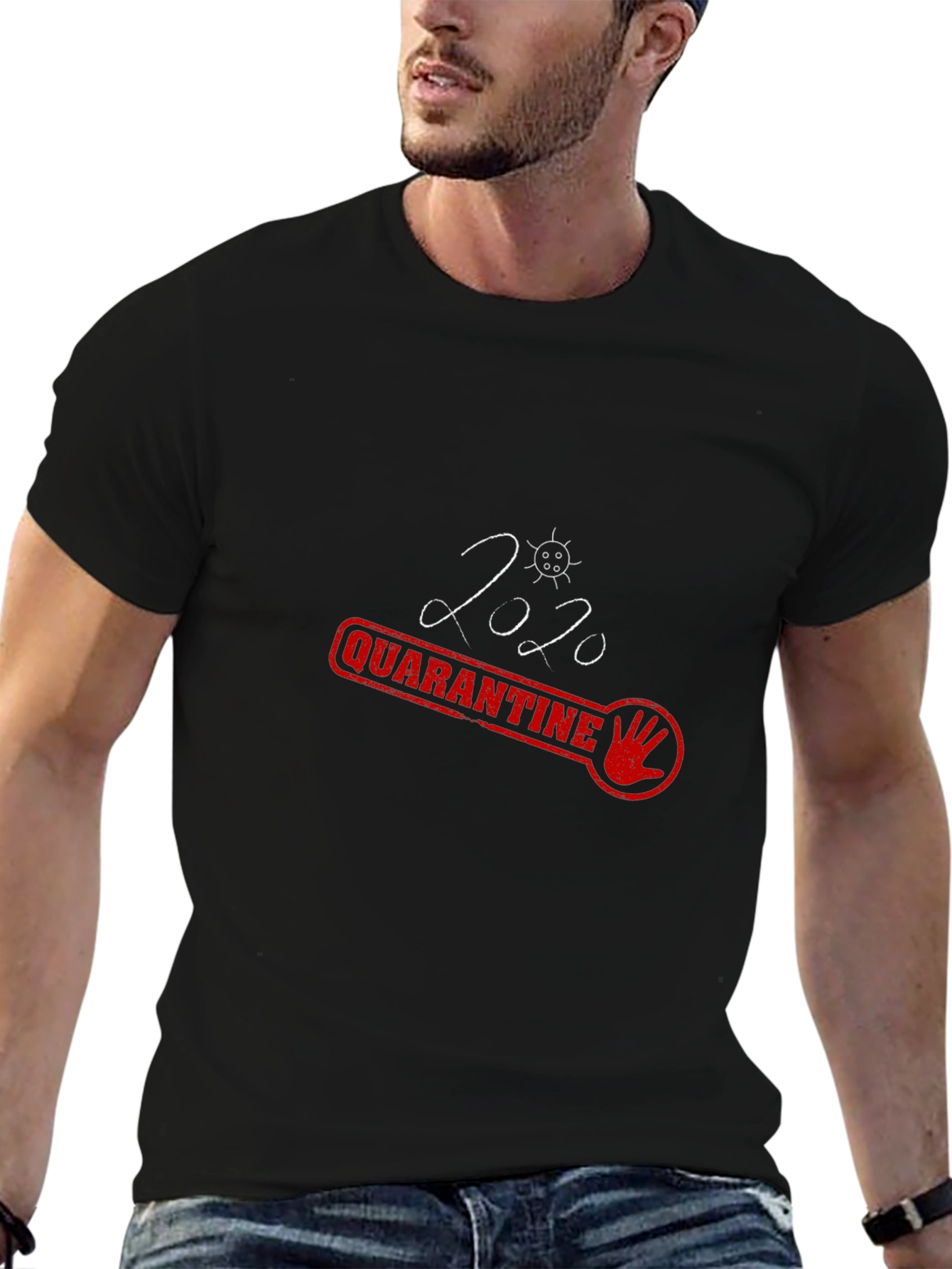 2020 Quarantine T-Shirt - Novelty Graphic Tee