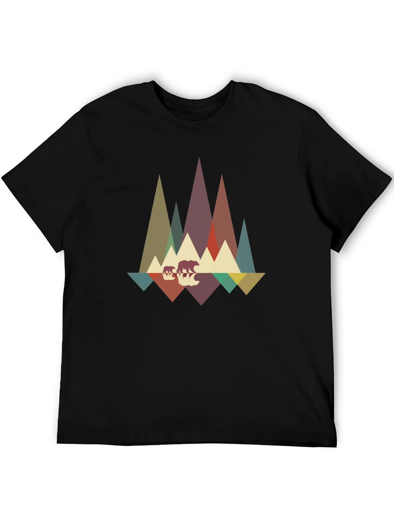 Retro Bear Mountain Graphic Tee