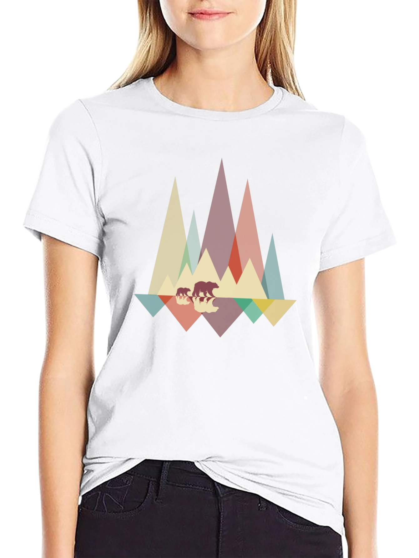 Retro Bear Mountain Graphic Tee