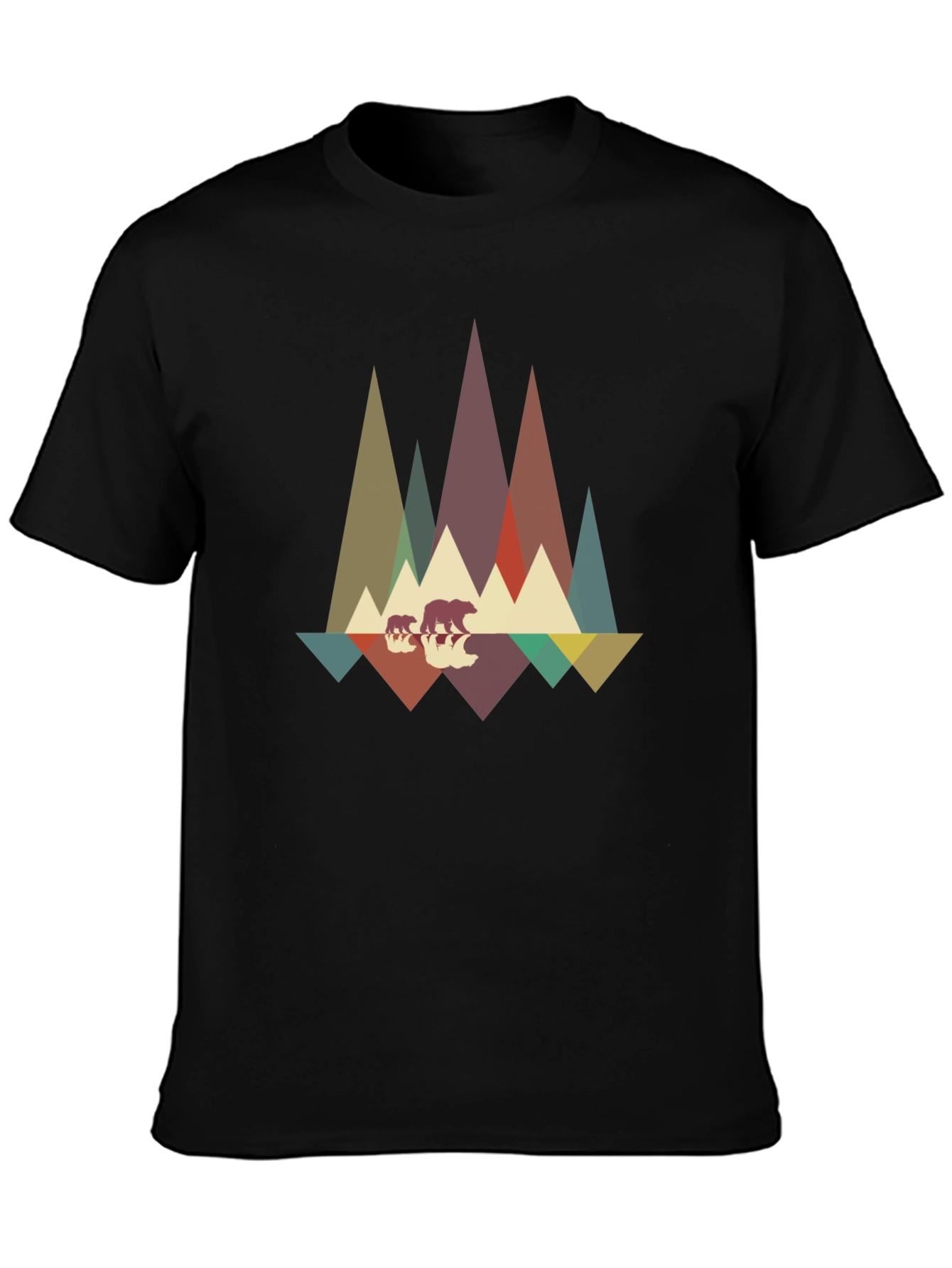 Retro Bear Mountain Graphic Tee