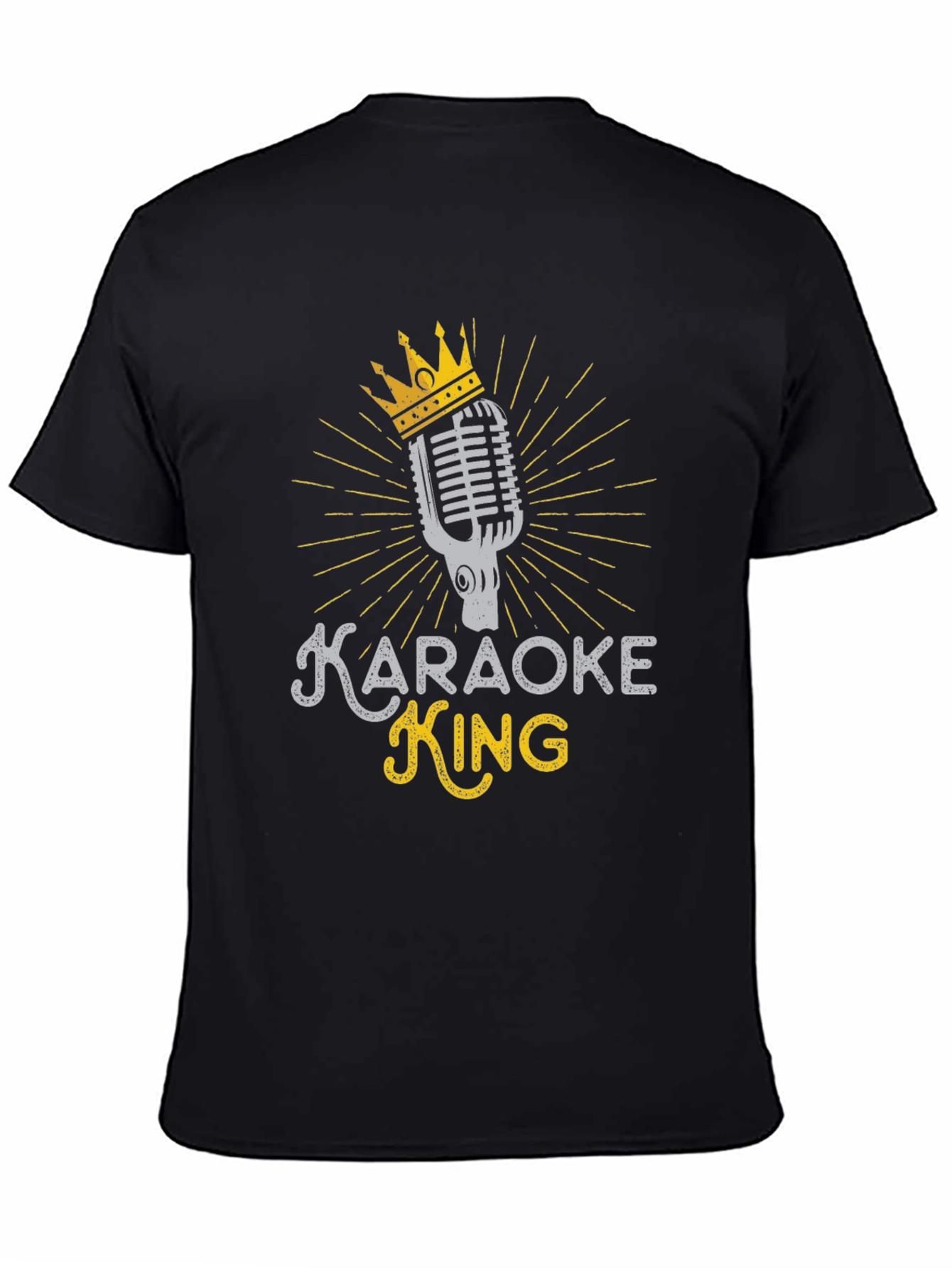 Karaoke King Black T-Shirt