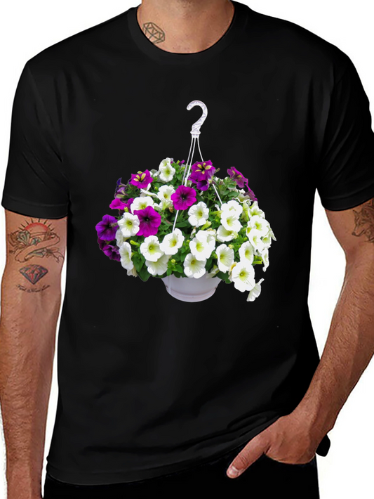 Floral Hanging Basket Graphic Tee