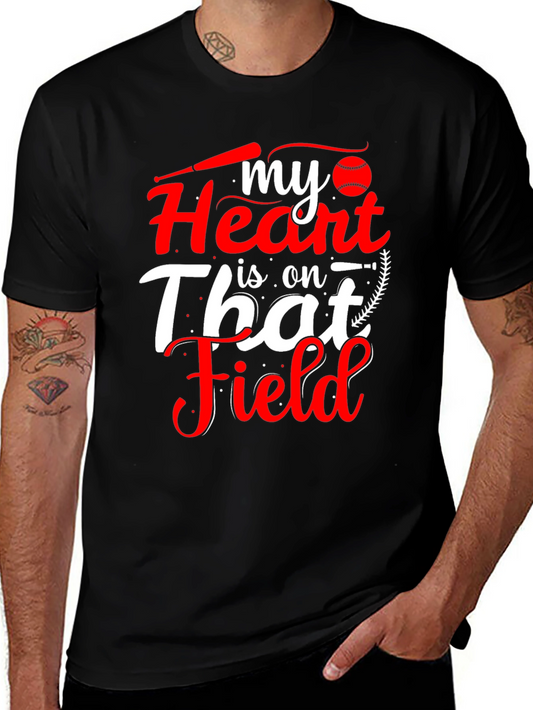 Baseball Heart T-Shirt - Field Passion Tee