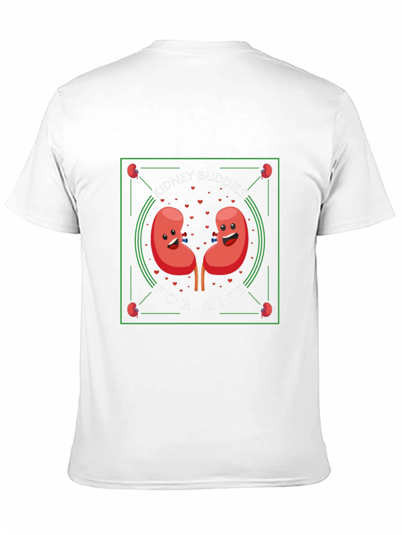 Kidney Buddies for Life T-Shirt - Black