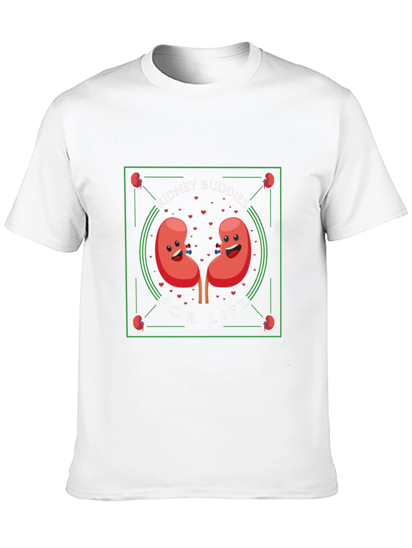 Kidney Buddies for Life T-Shirt - Black