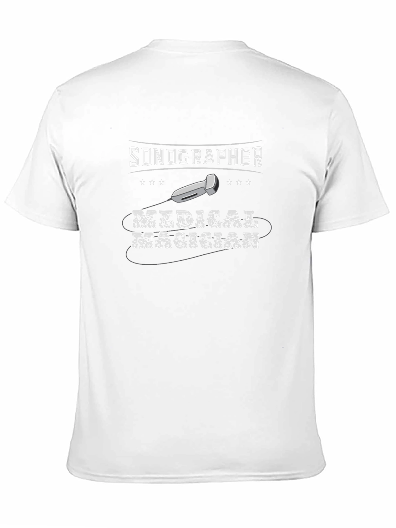 Sonographer Medical Magician Black T-Shirt