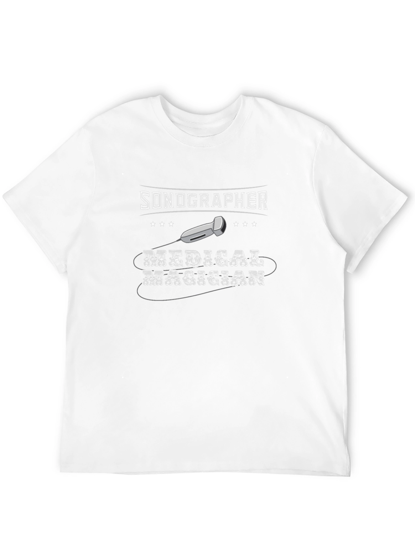 Sonographer Medical Magician Black T-Shirt