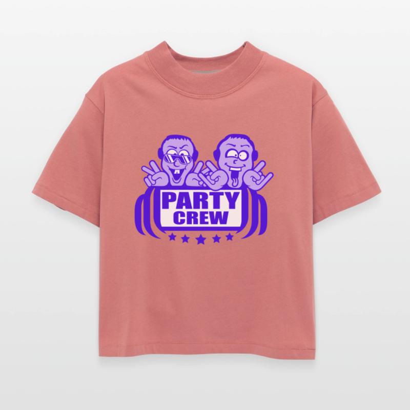 Party Crew Two Cool DJ Guys 2 Metal Team Friends