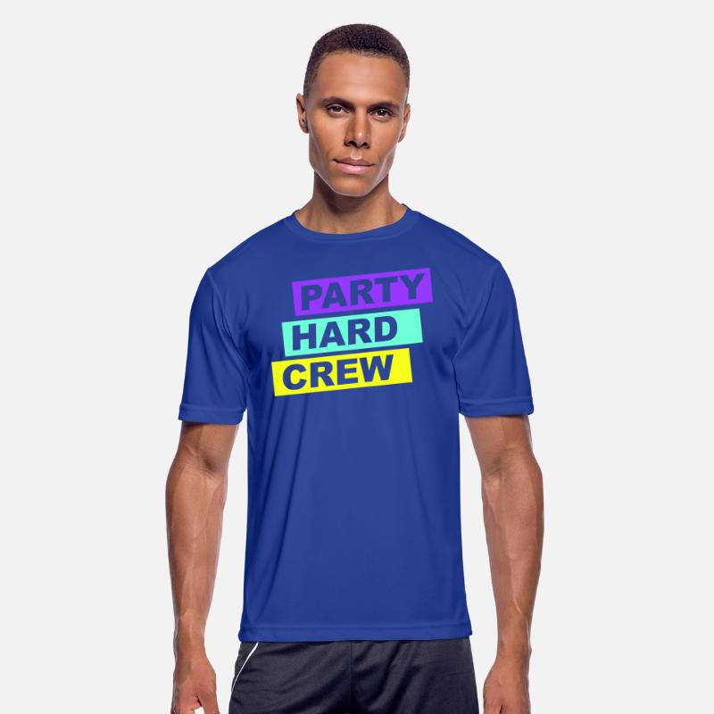 Party Hard Crew Member Team Club Friends Celebrate