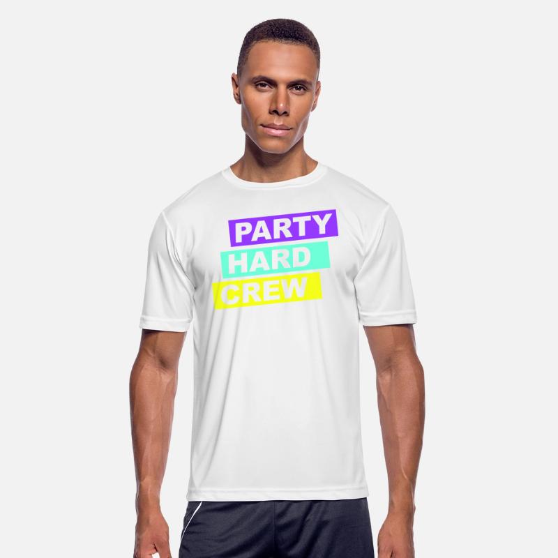 Party Hard Crew Member Team Club Friends Celebrate