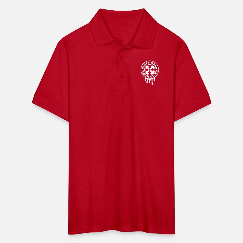 Party Hard Or Go Home Arrows Graffiti Text Slogan