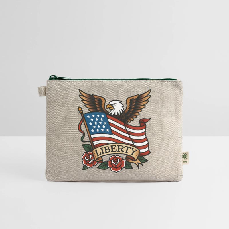 Patriotic Eagle American Flag USA Flag  Tattoo