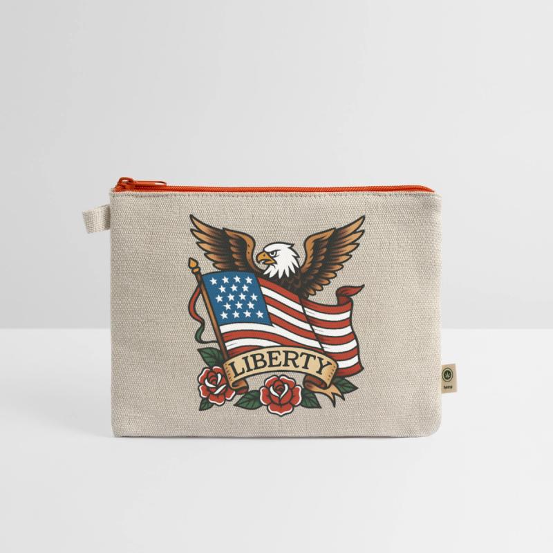 Patriotic Eagle American Flag USA Flag  Tattoo