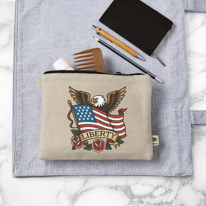 Patriotic Eagle American Flag USA Flag  Tattoo