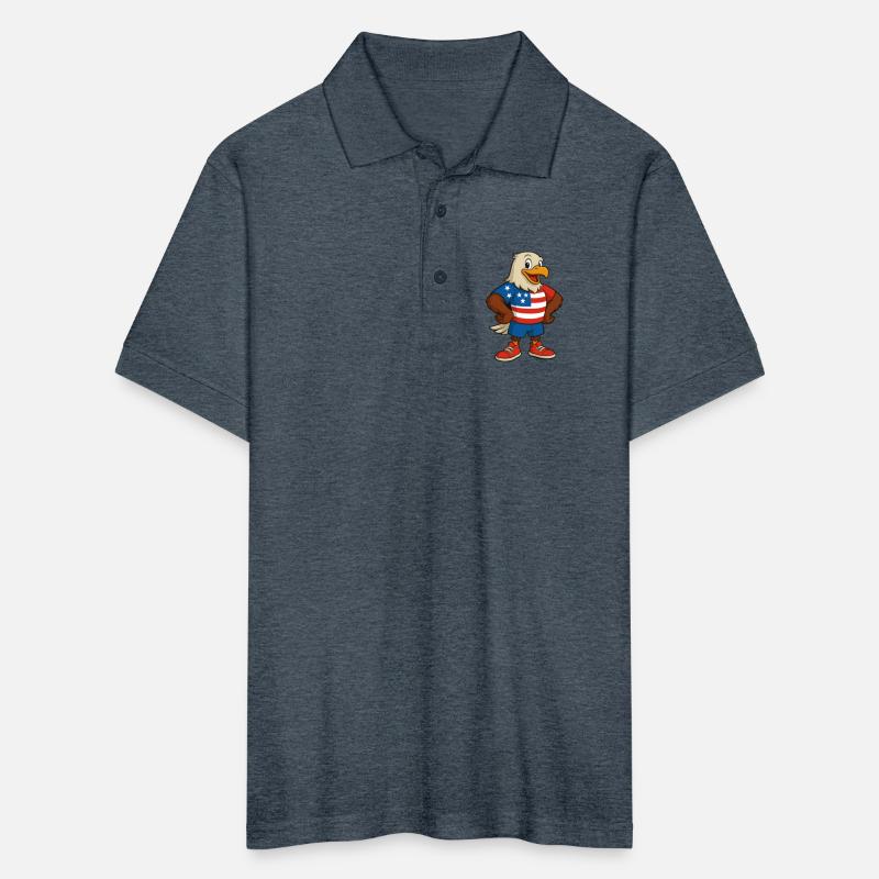 Patriotic Eagle Cartoon Design