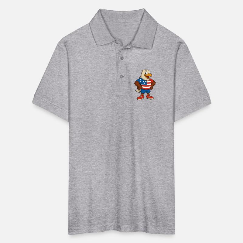 Patriotic Eagle Cartoon Design