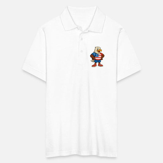 Patriotic Eagle Cartoon Design