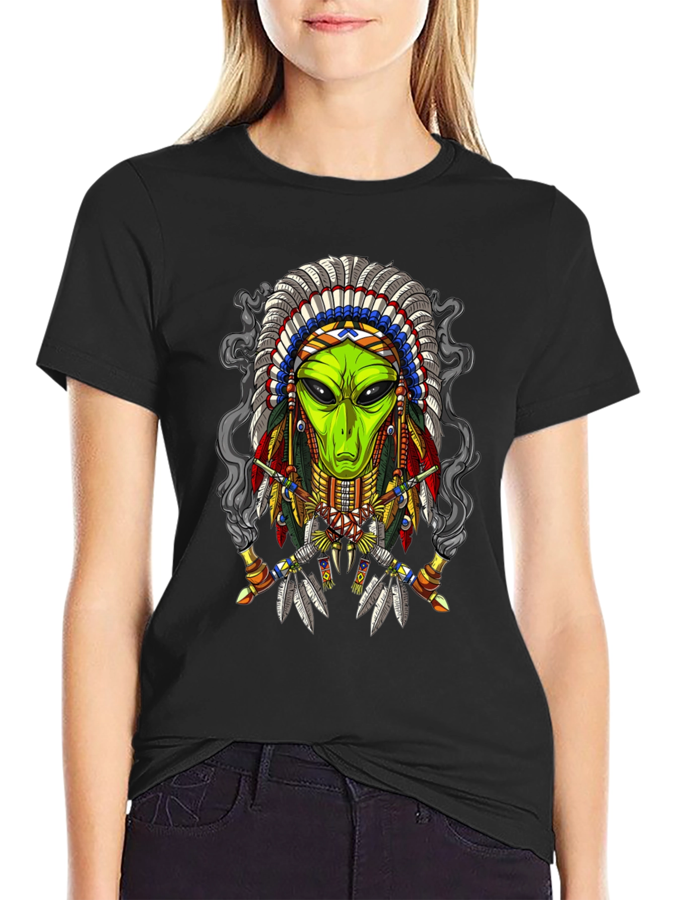 Alien Chief T-Shirt - Unique Graphic Tee