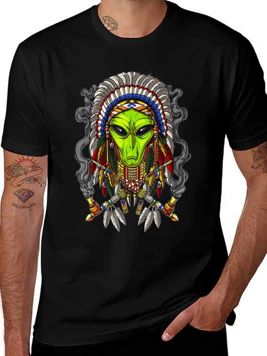 Alien Chief T-Shirt - Unique Graphic Tee
