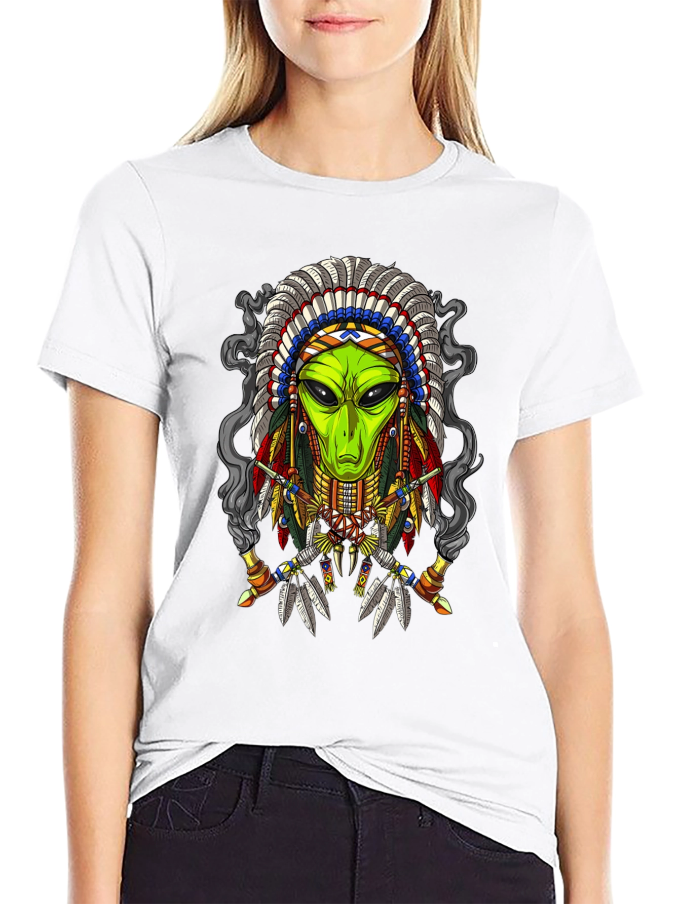 Alien Chief T-Shirt - Unique Graphic Tee