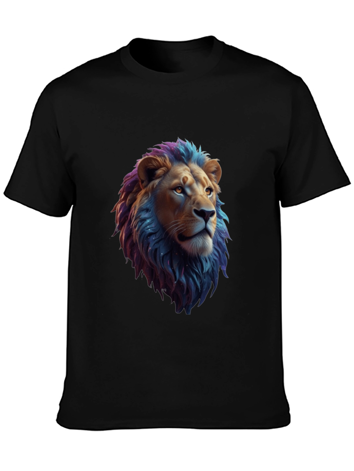 Lion Head Graphic Tee - Cool Animal Print Shirt