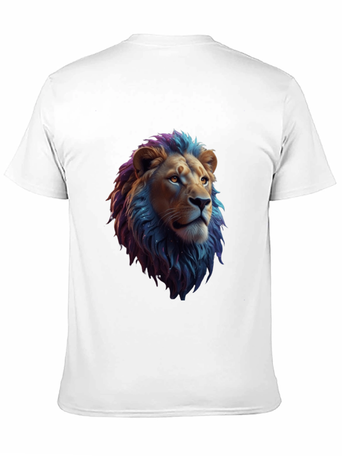 Lion Head Graphic Tee - Cool Animal Print Shirt