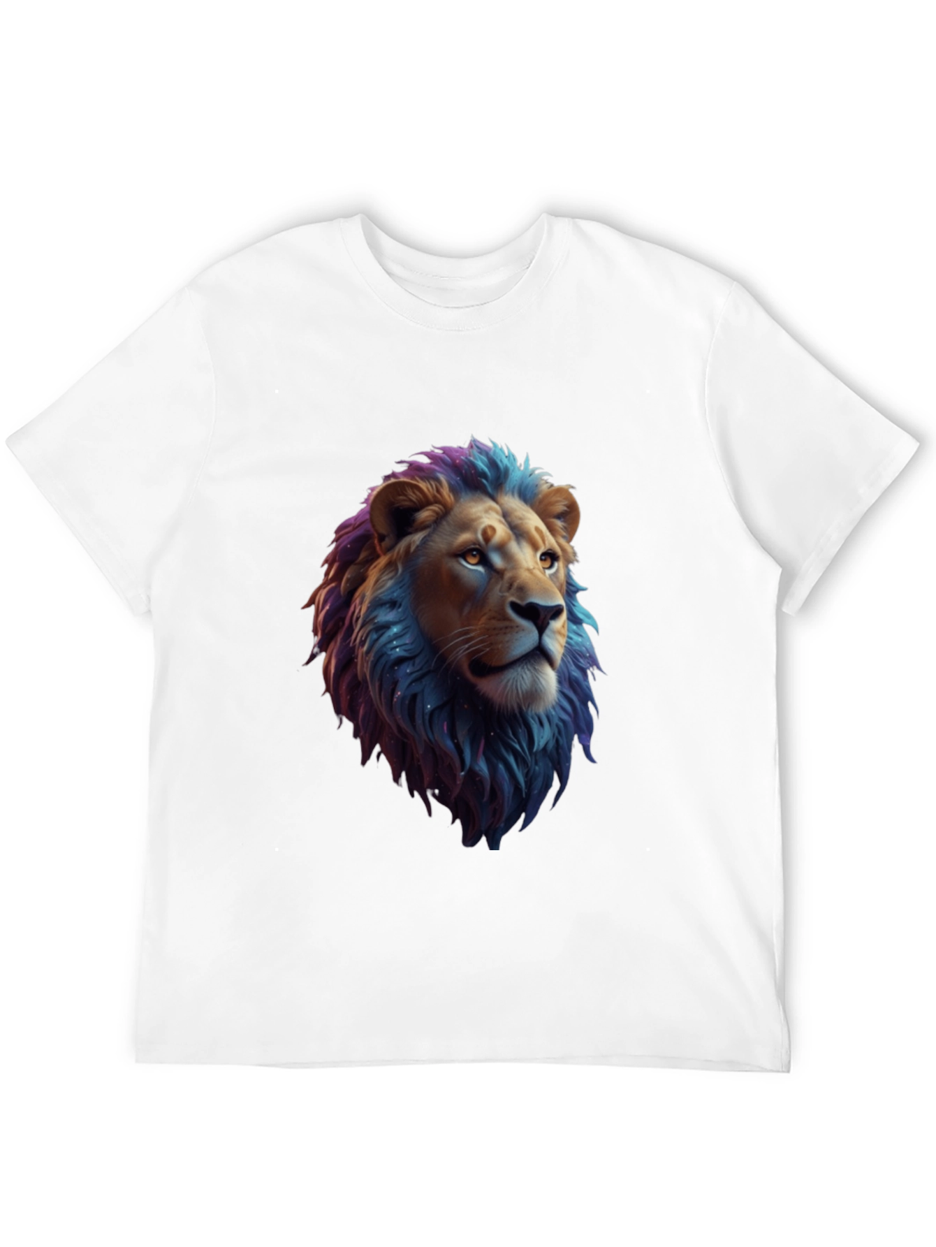 Lion Head Graphic Tee - Cool Animal Print Shirt