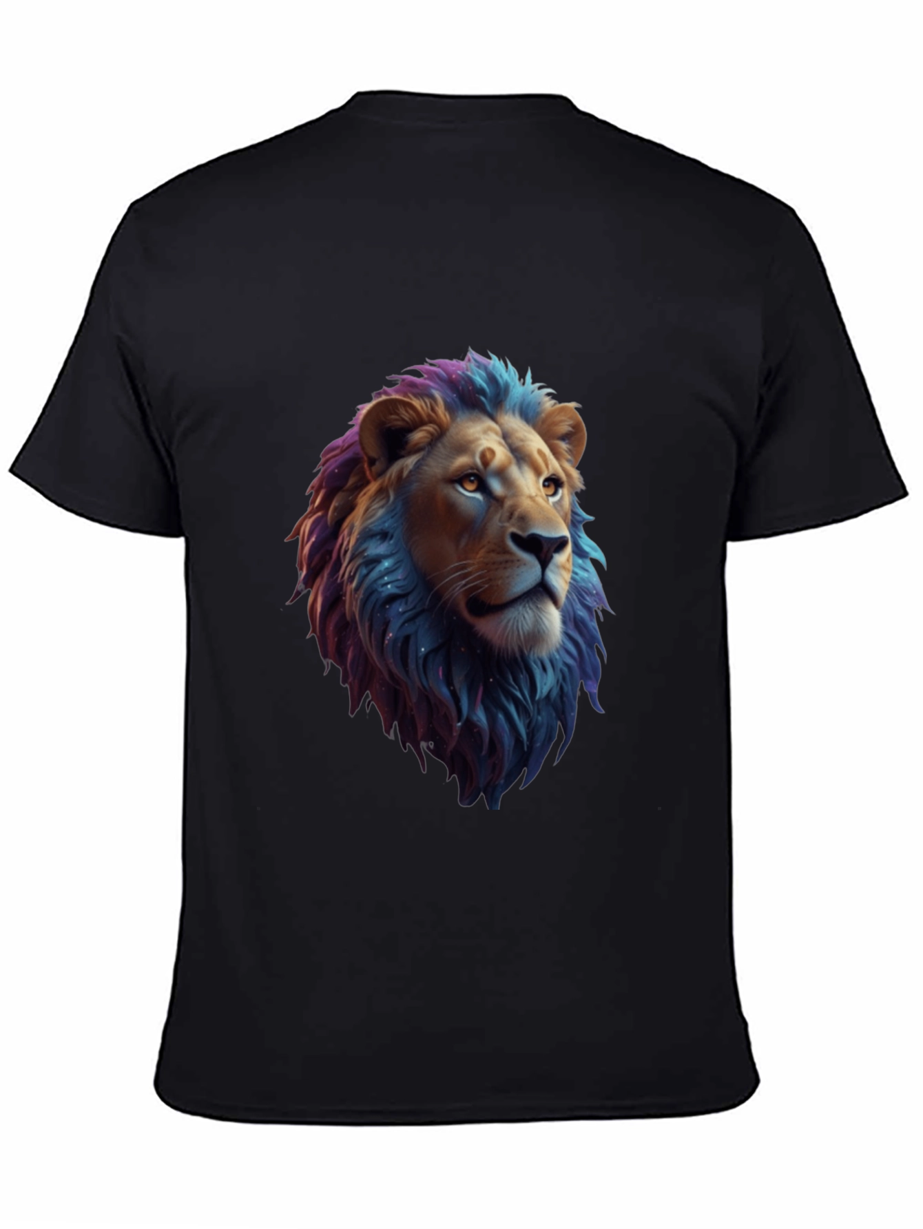 Lion Head Graphic Tee - Cool Animal Print Shirt
