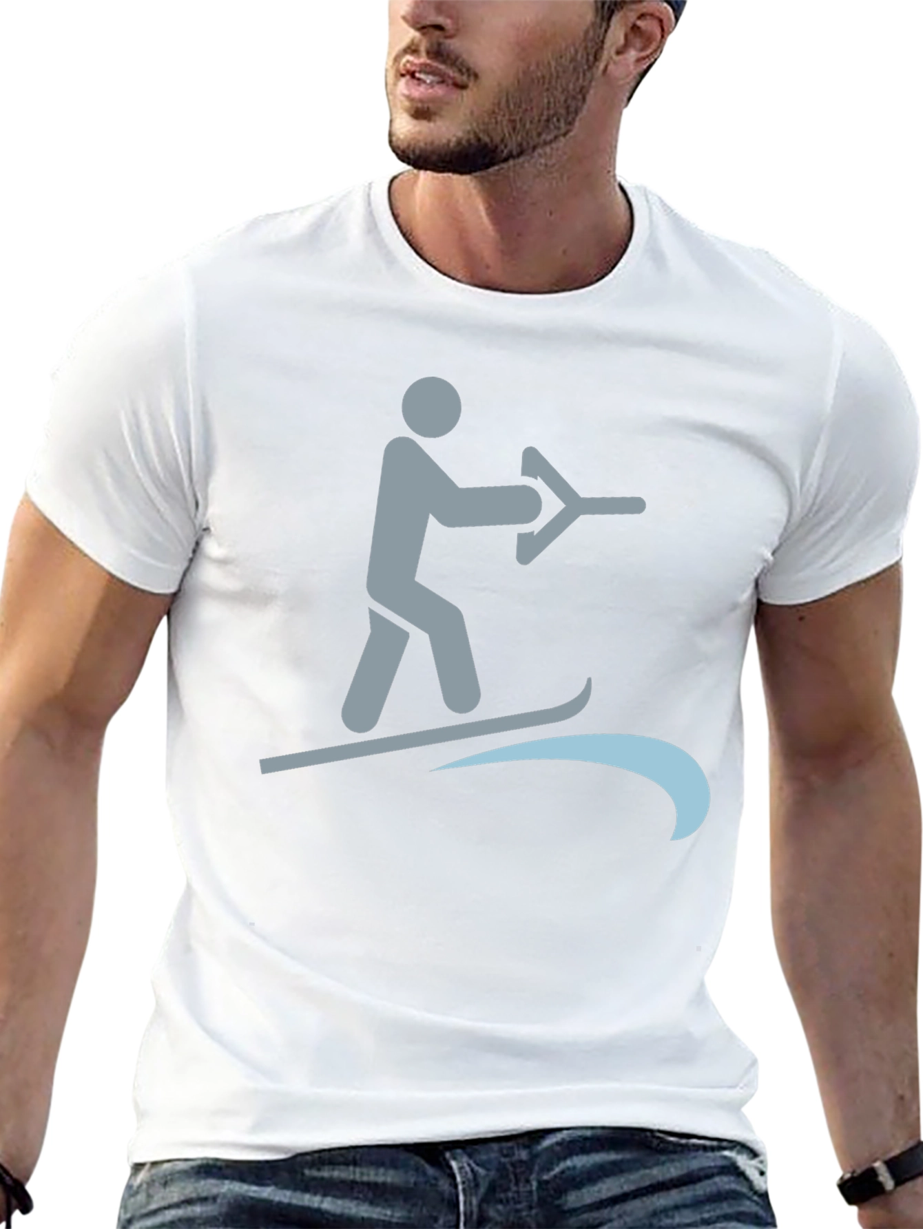 Water Skiing Graphic T-Shirt