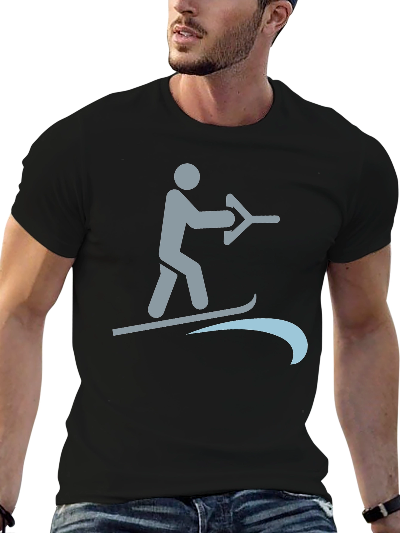 Water Skiing Graphic T-Shirt