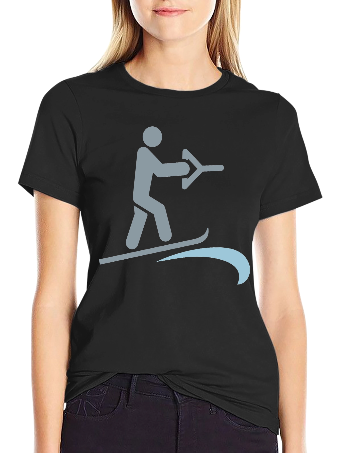 Water Skiing Graphic T-Shirt