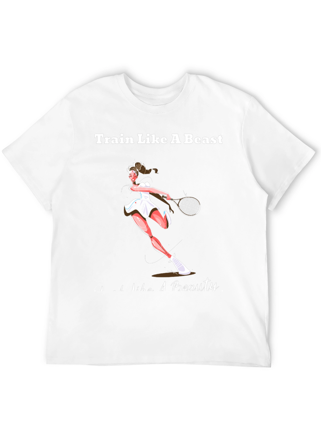 Train Like a Beast Tennis T-Shirt